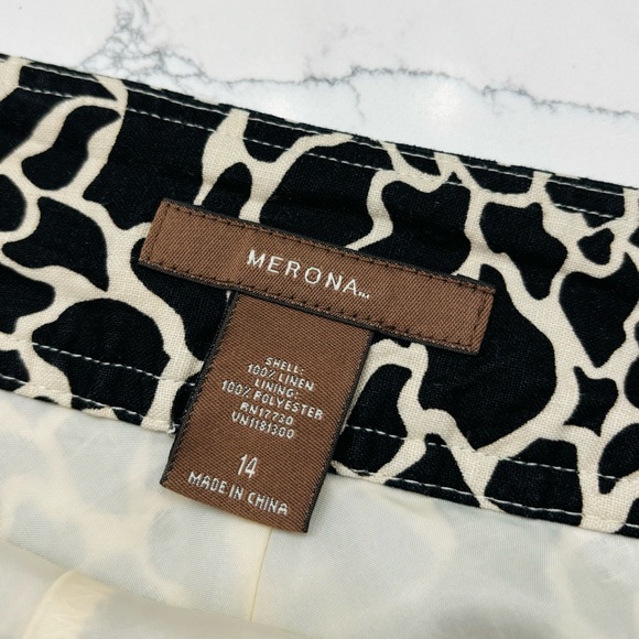 Merona Women’s 14 A-Line Animal Print Skirt - Picture 3 of 6